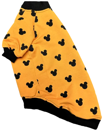 бавовна худі міккі на жовтому розмір L за 440 грн - одяг для кота сфінкса