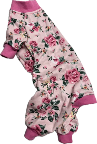 бавовна комбінезон троянди на рожевому розмір XS за 560 грн - одяг для кота сфінкса