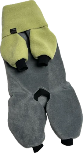 полар комбінезон снуд сірий+фісташка розмір M за 690 грн - одяг для кота сфінкса