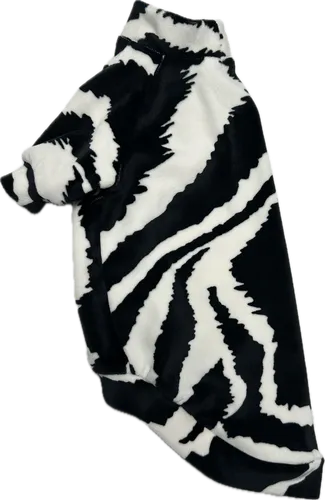 велюр худі зебра розмір S за 410 грн - одяг для кота сфінкса