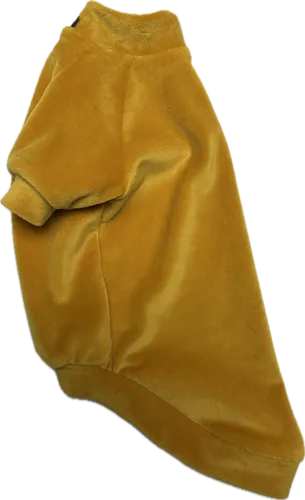 велюр худі золото розмір L за 450 грн - одяг для кота сфінкса